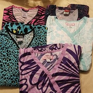 XL scrub tops